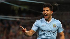Aguero with multiple trophies